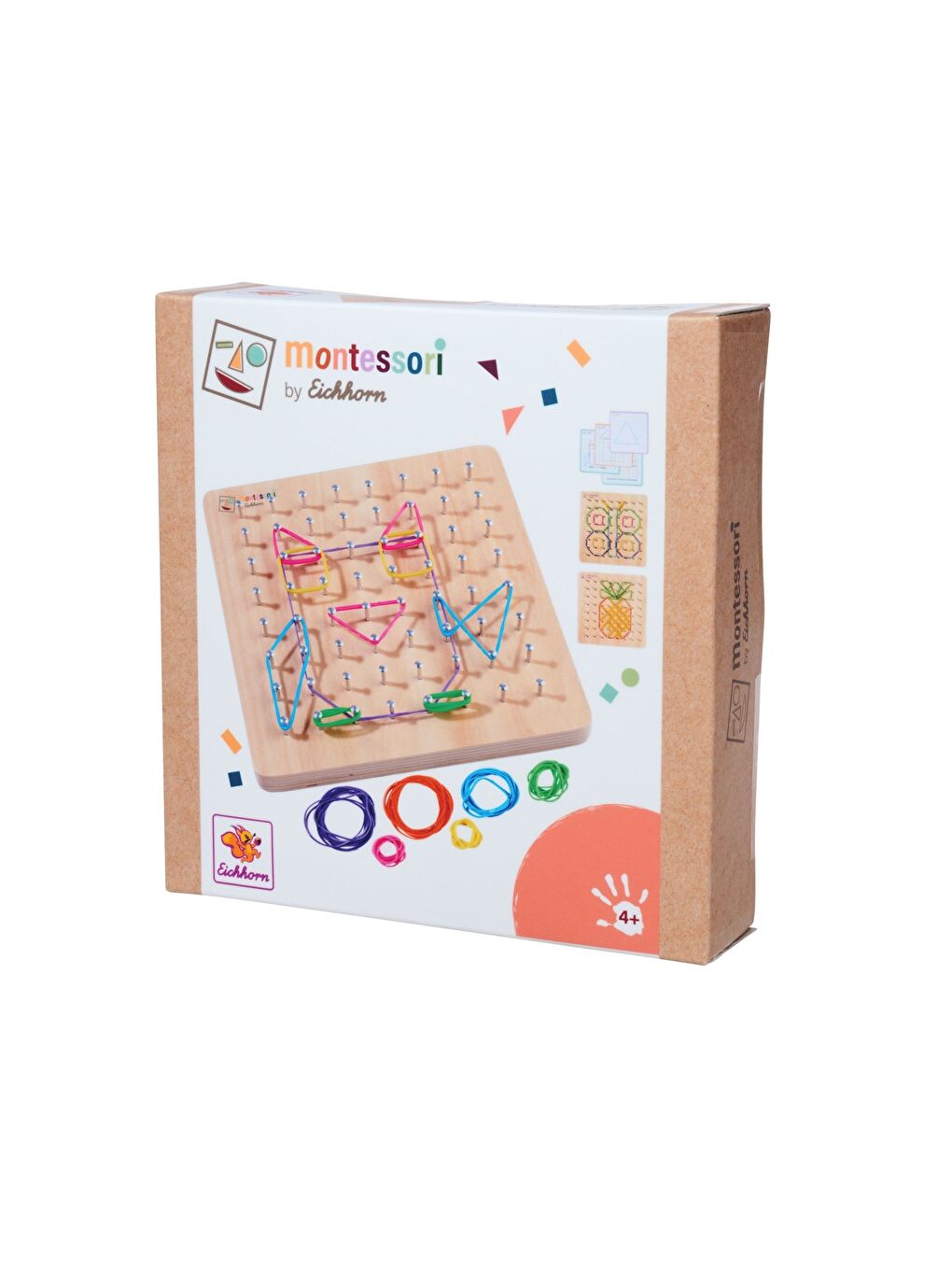 Montessori Ahşap Geo Board-1