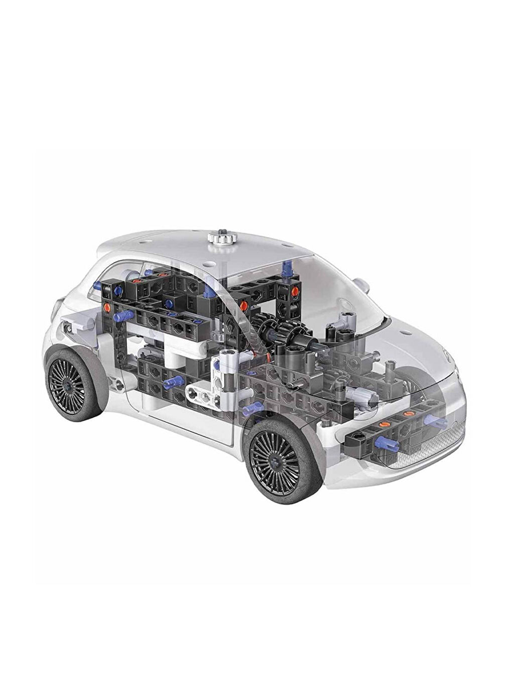 Clementoni Renksiz Mekanik Laboratuvarı FIAT 500 Elektrik 75085TR - 3