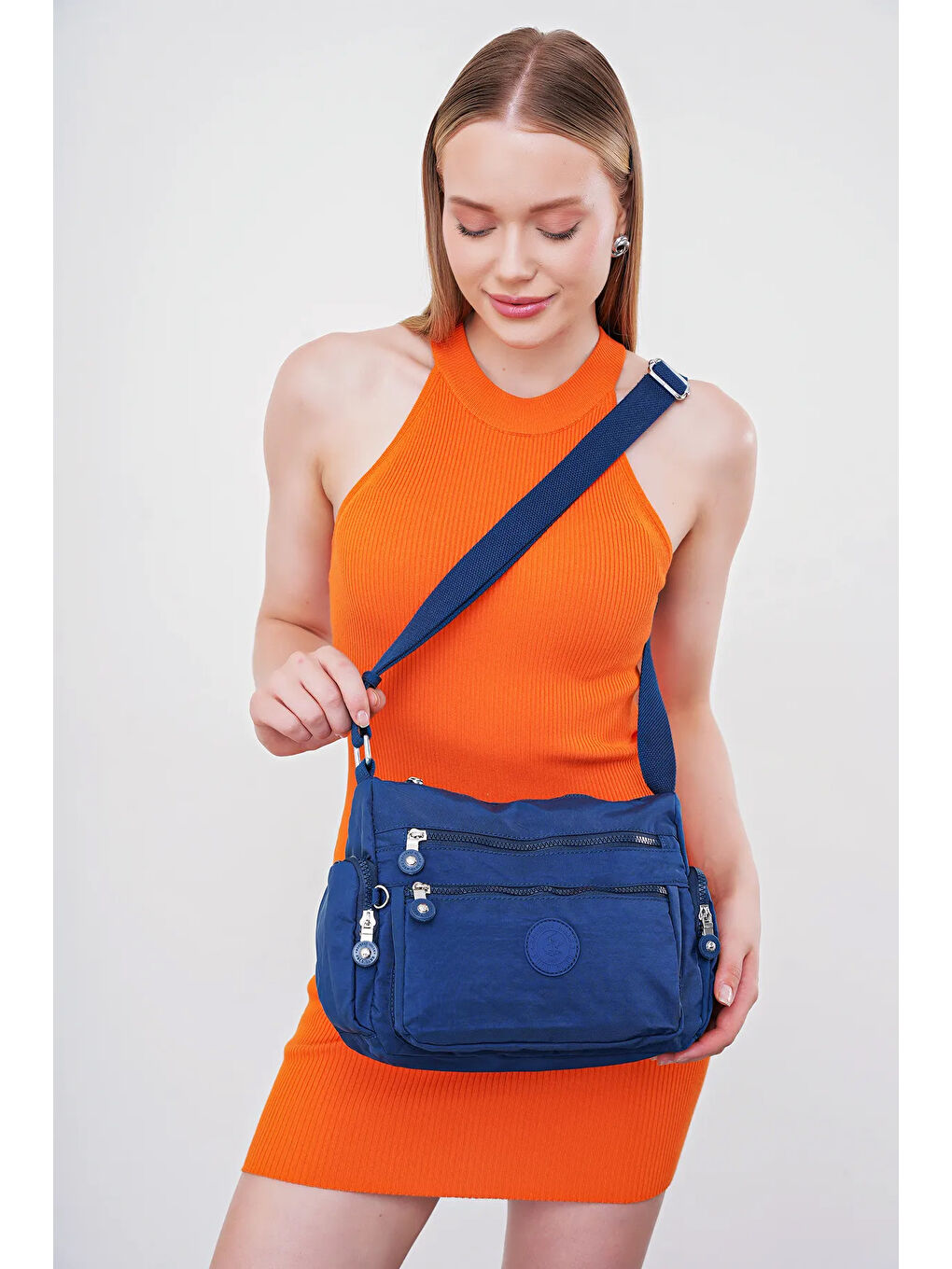 Lacivert Çapraz Askılı Kadın Çanta BHPC6003-3