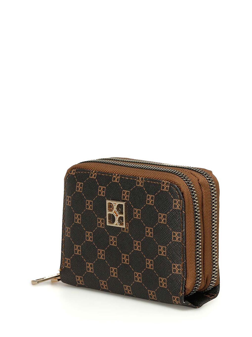 FERMUARLI MONOGRAM 4PR Kahverengi Kadın Cüzdan-1