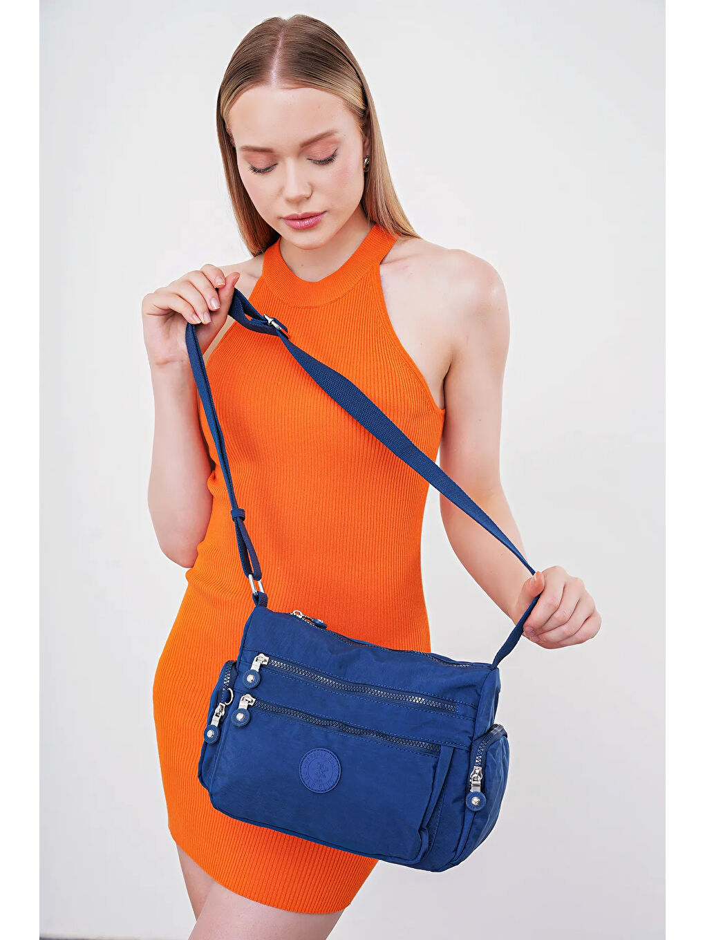 Lacivert Çapraz Askılı Kadın Çanta BHPC6003-5