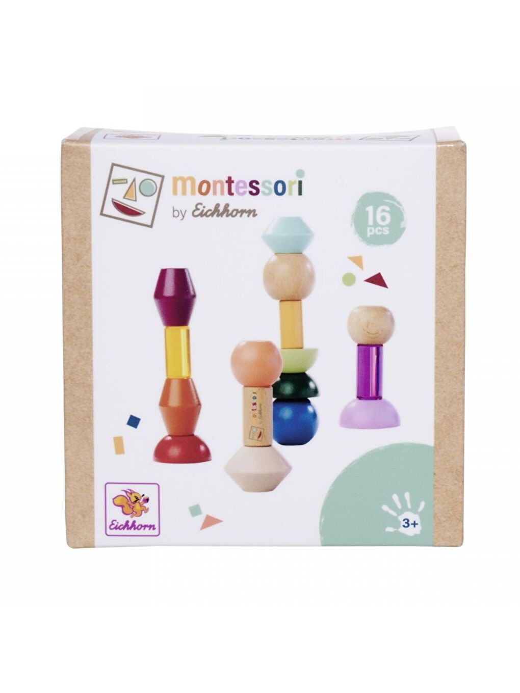 Montessori Ahşap Boncuk Dizme Oyunu