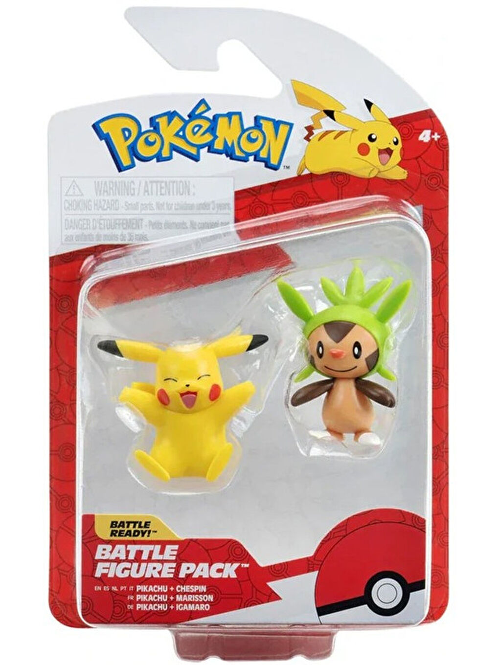 Battle 2'li Figür Seti - Pikachu ve Chespin PKW4069