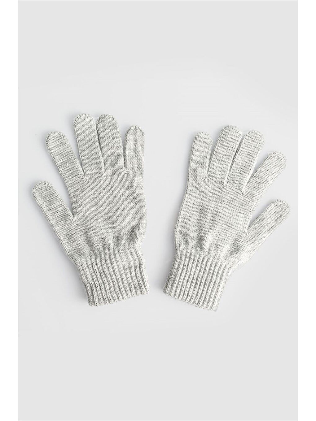 Kışlık Yün Gri Erkek Eldiven-1