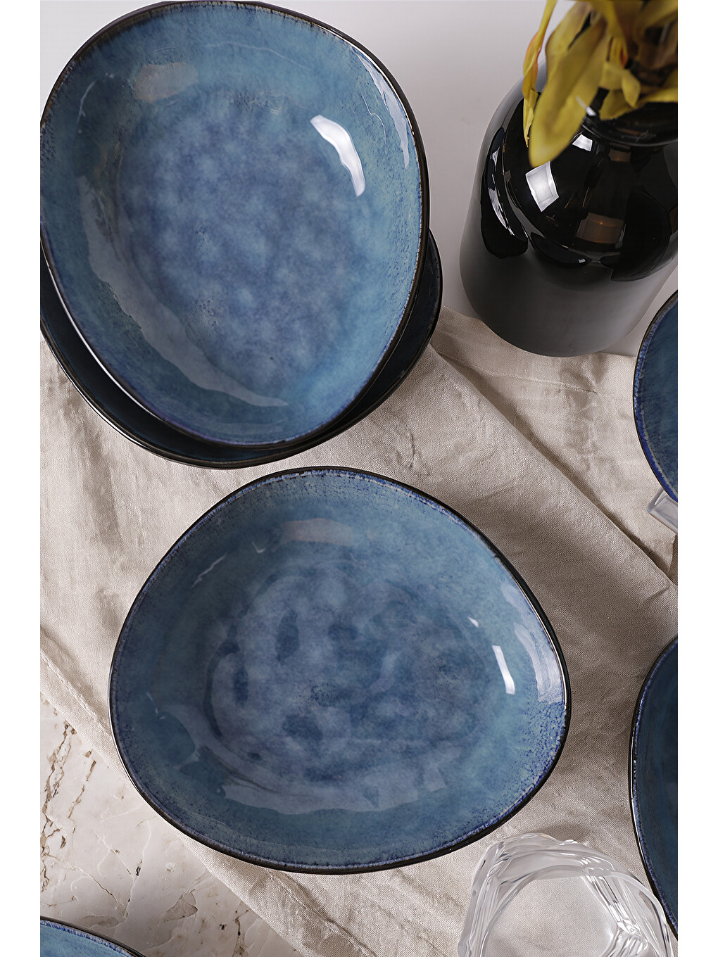 Karışık Professional Trior Yemek Tabağı 22 Cm 6 Adet-1