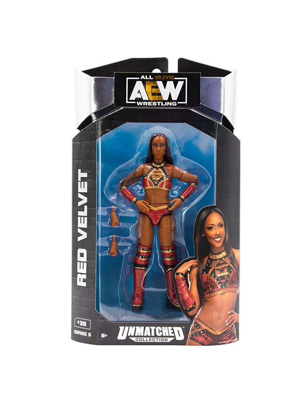 AEW Karakterleri Model Aksiyon Figürler S5 Red Velvet 38-4