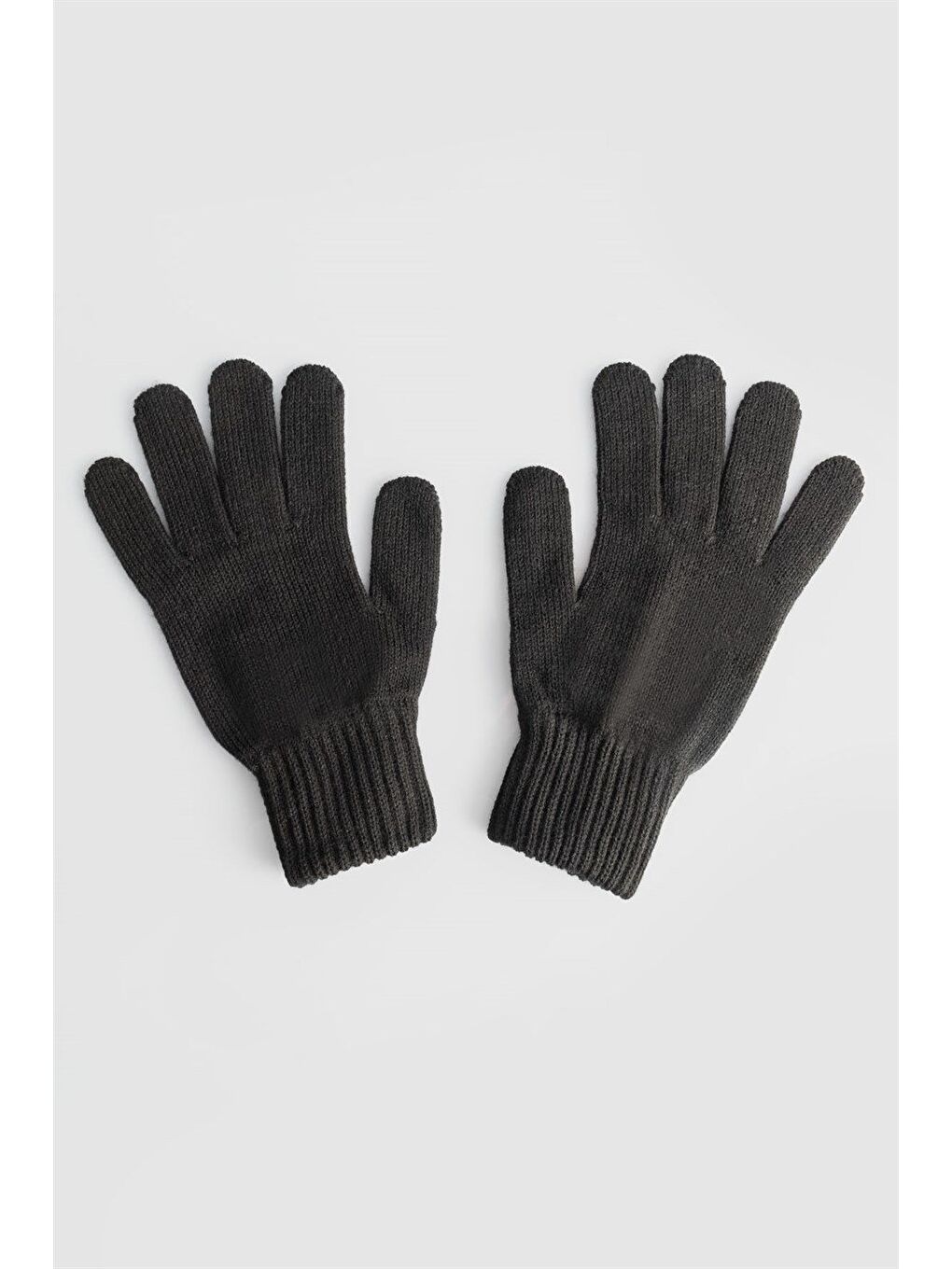 Kışlık Yün Siyah Erkek Eldiven