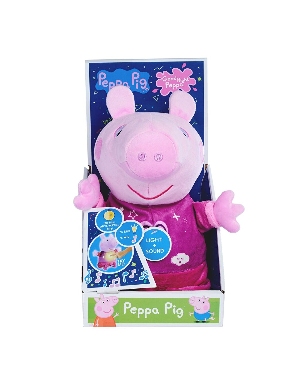 Işıklı Ve Sesli İyi Geceler Peppa Pelüş
