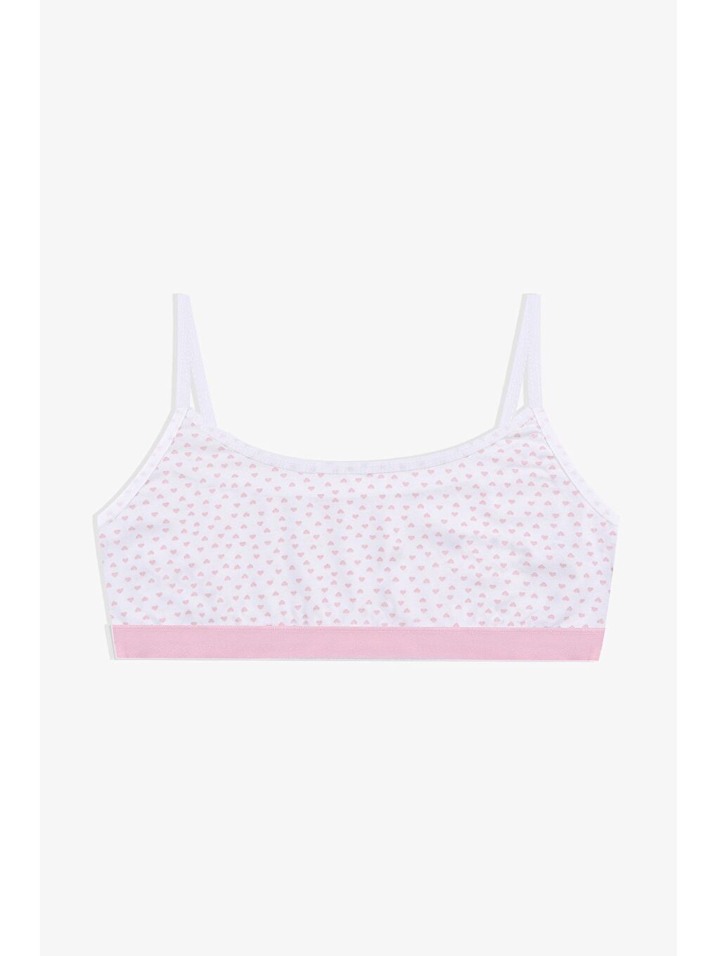 Beyaz Kız Çocuk 3'lü İp Askılı Yarım Atlet-3