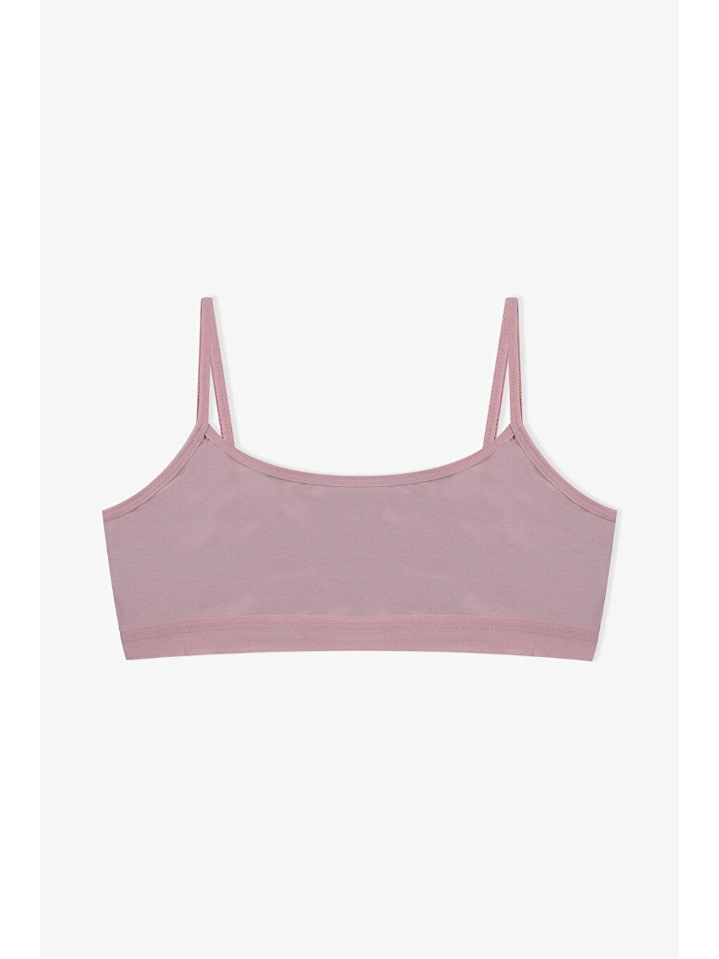 Lila Kız Çocuk 3'lü İp Askılı Yarım Atlet-2