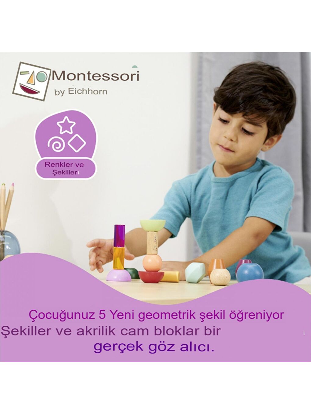 Montessori Ahşap Boncuk Dizme Oyunu-6