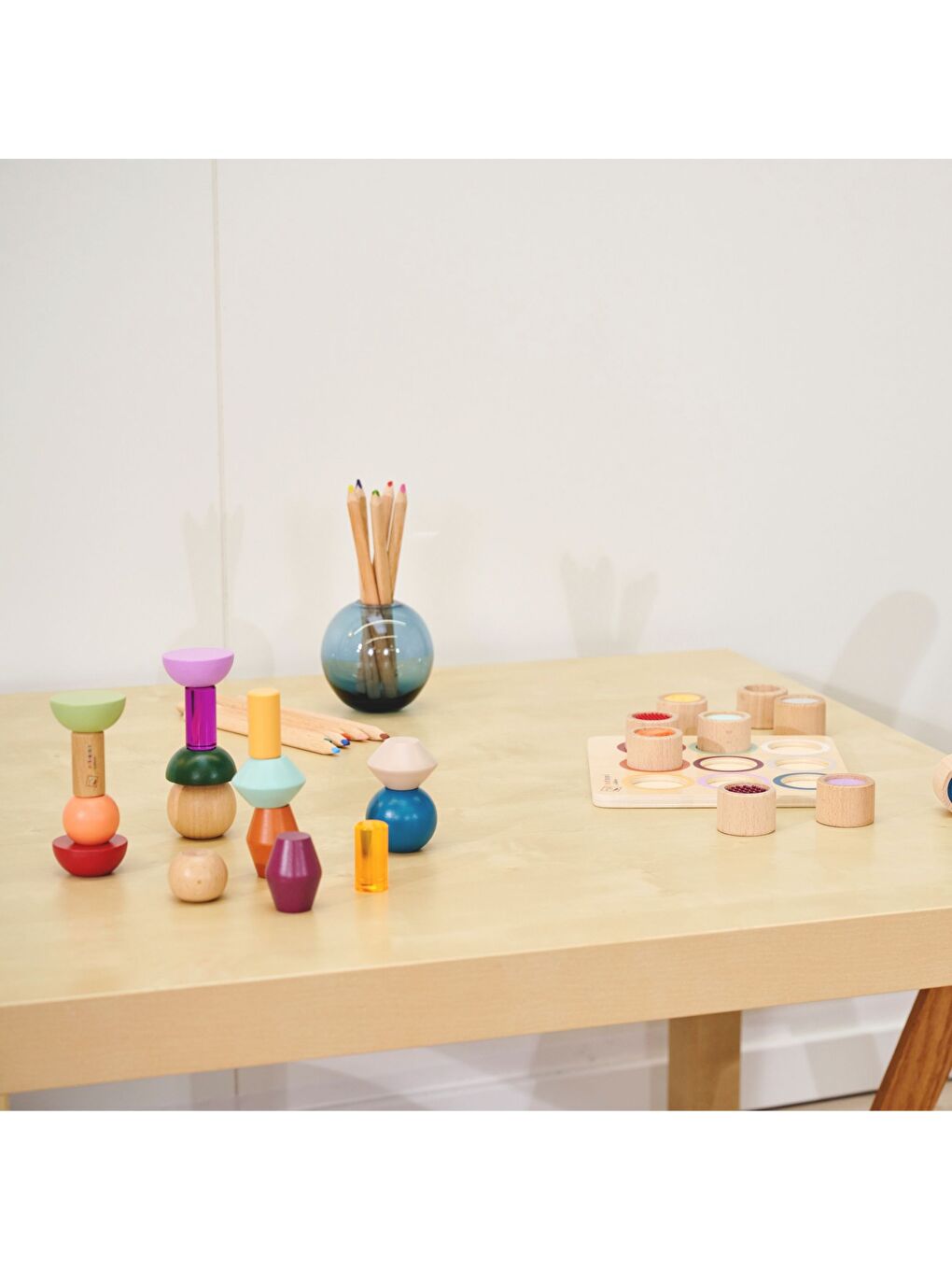 Montessori Ahşap Boncuk Dizme Oyunu-7