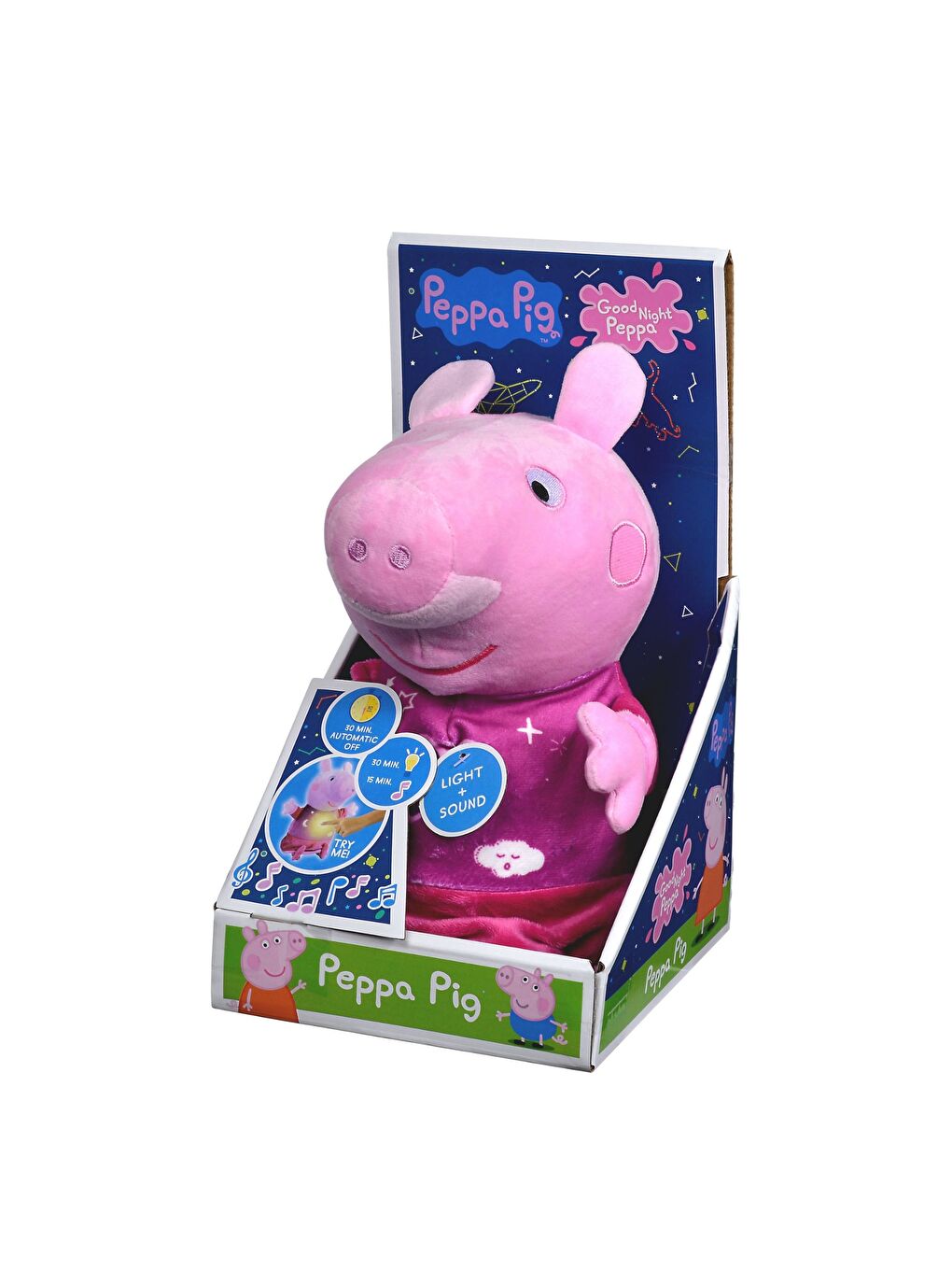 Işıklı Ve Sesli İyi Geceler Peppa Pelüş-1