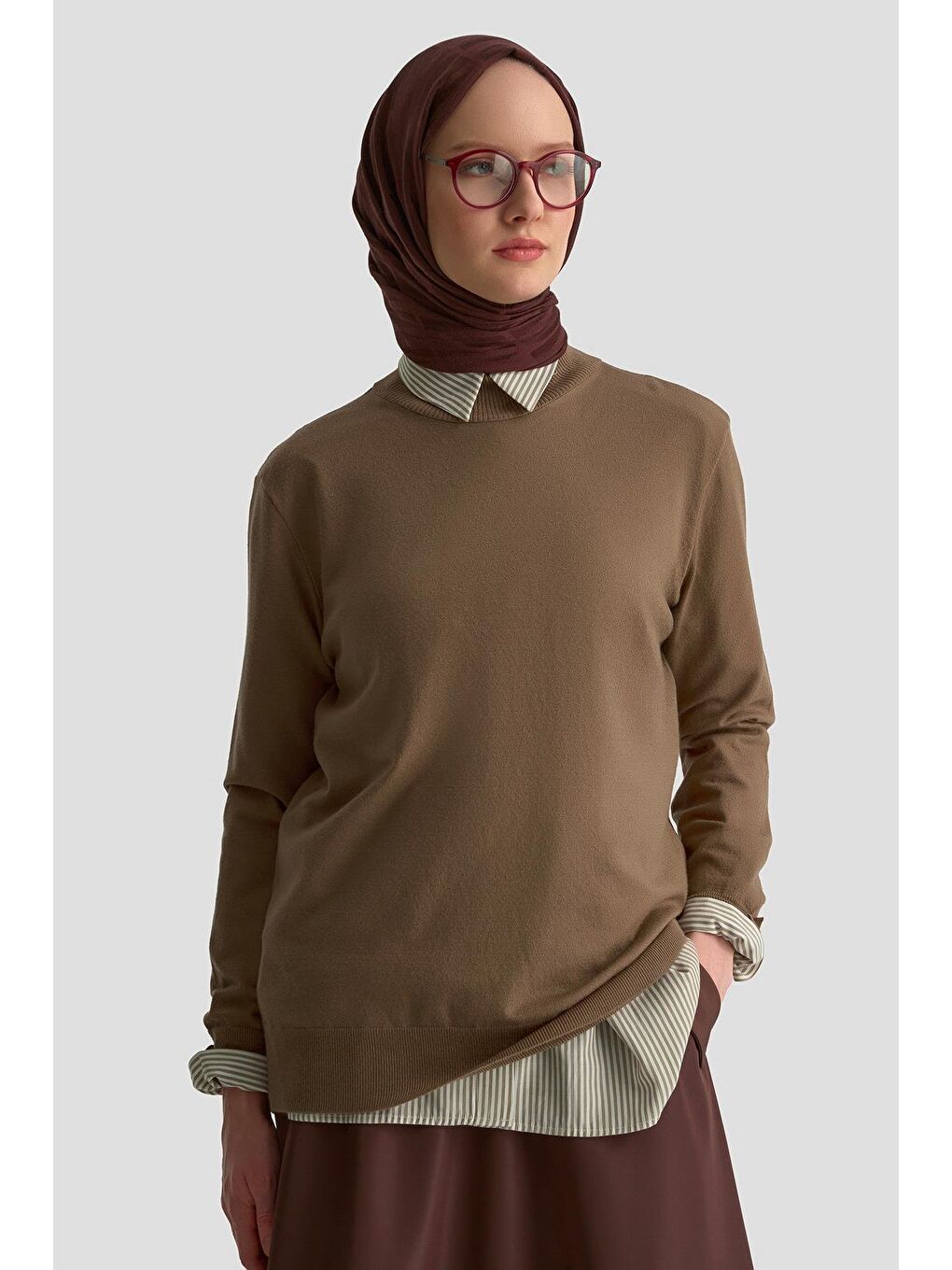 Kahverengi Kazak 25Kd6005 Acı Kahve-2