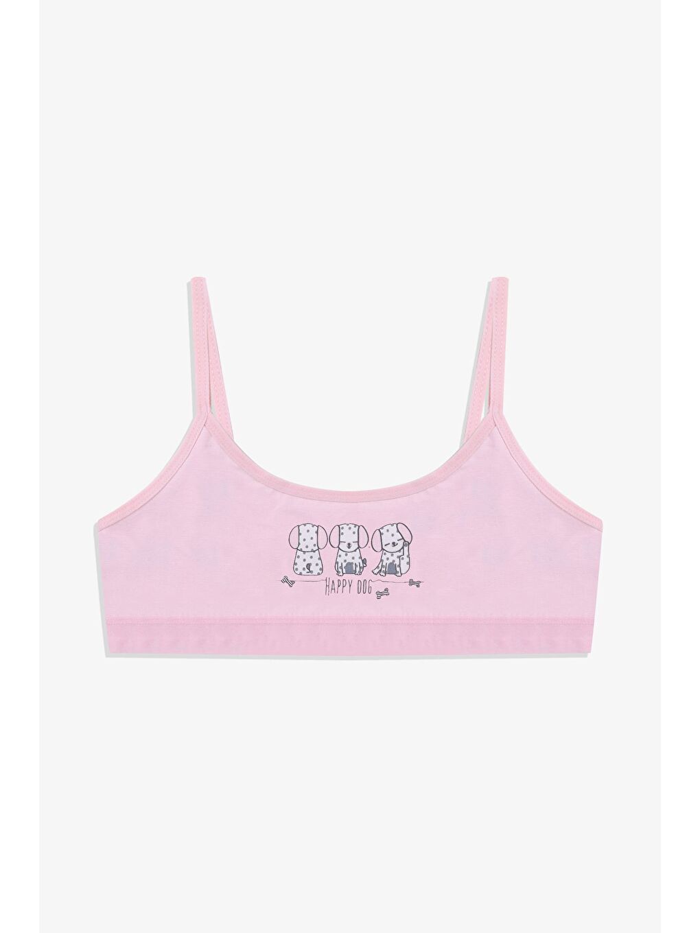 Pembe Kız Çocuk 3'lü İp Askılı Yarım Atlet-2