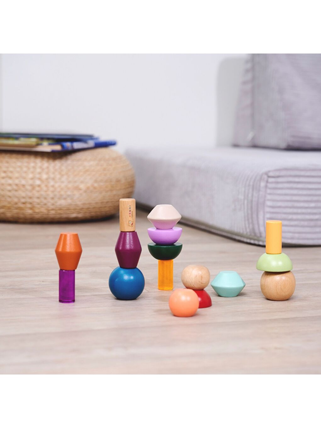 Montessori Ahşap Boncuk Dizme Oyunu-9