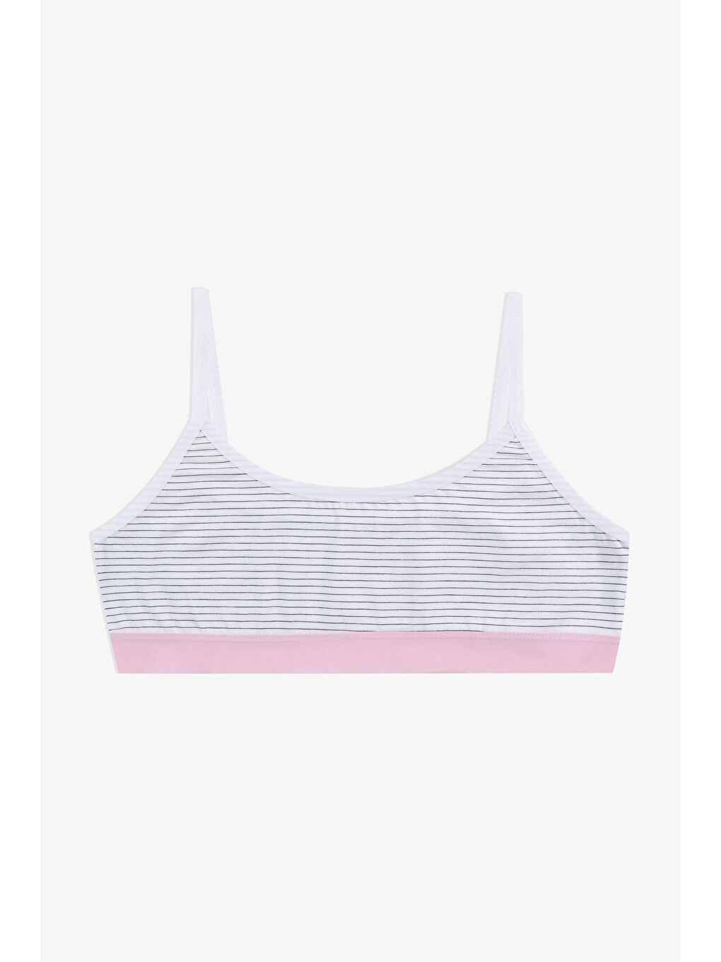 Pembe Kız Çocuk 3'lü İp Askılı Yarım Atlet-3