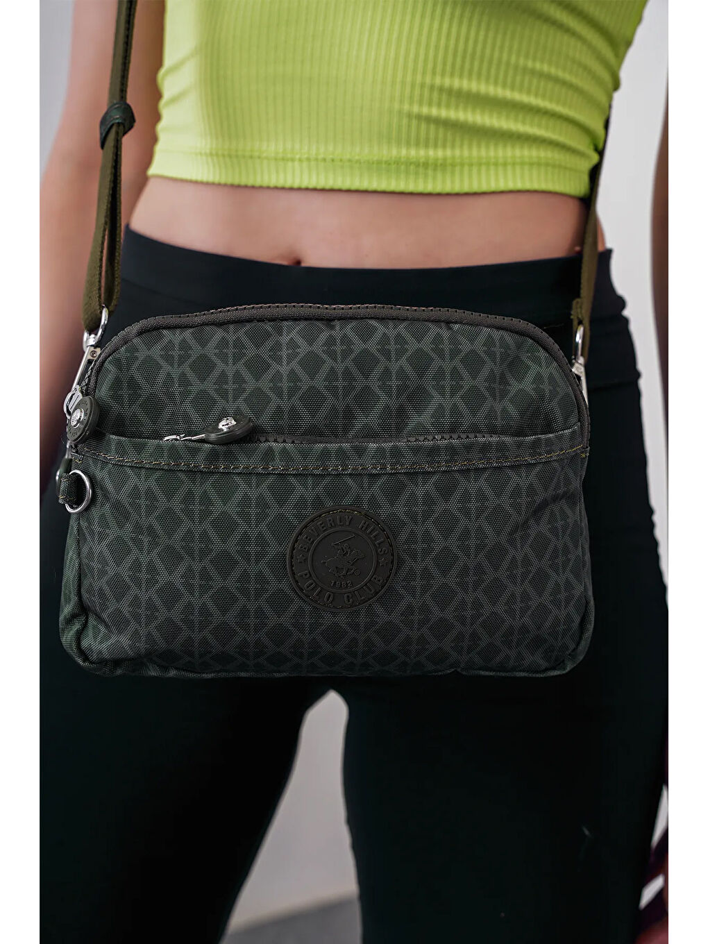 Yeşil Çapraz Askılı Kadın Çanta BHPC6002-6