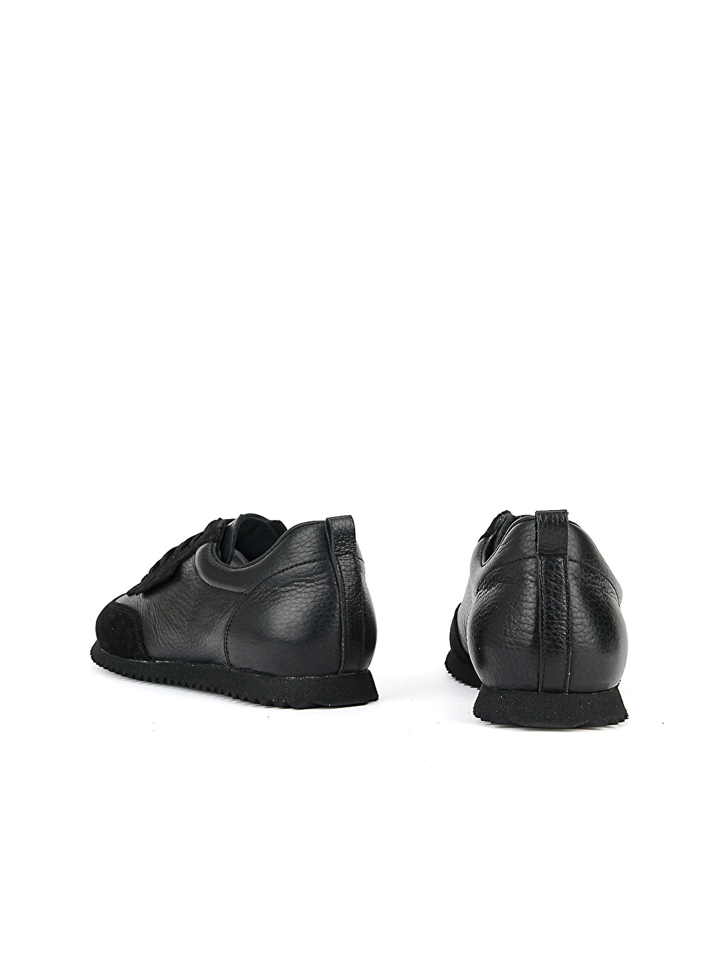 Erkek Hakiki Deri Sneaker 1611026Z441 Siyah-2