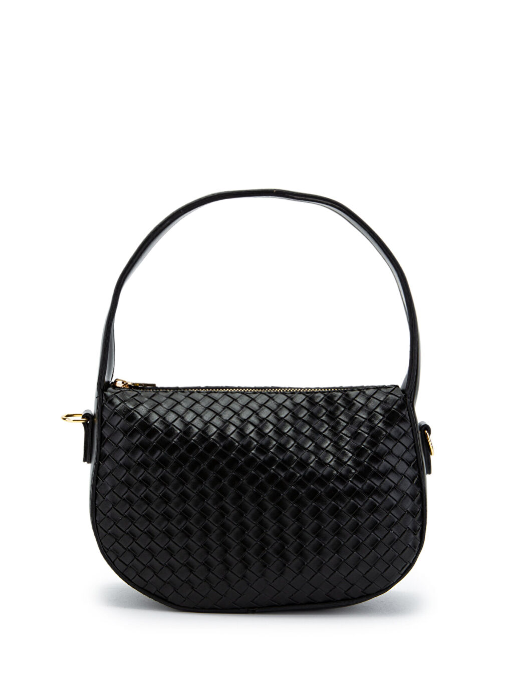 Örgü Detay Baget Fioana Kadın Kol Çanta Siyah