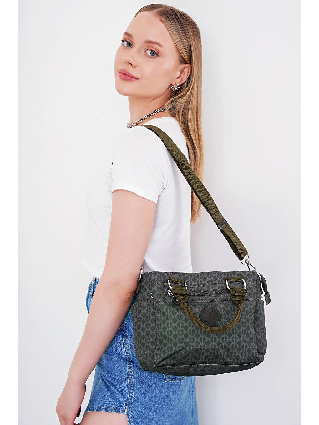 Yeşil Kadın Omuz Çantası BHPC6007-3