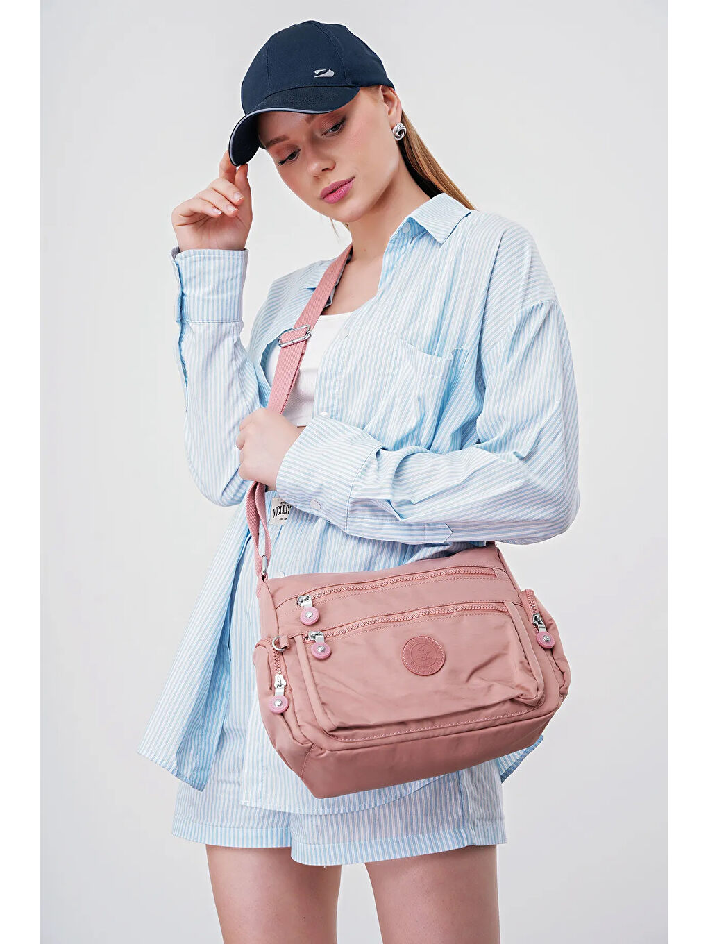 Pembe Çapraz Askılı Kadın Çanta BHPC6003-2