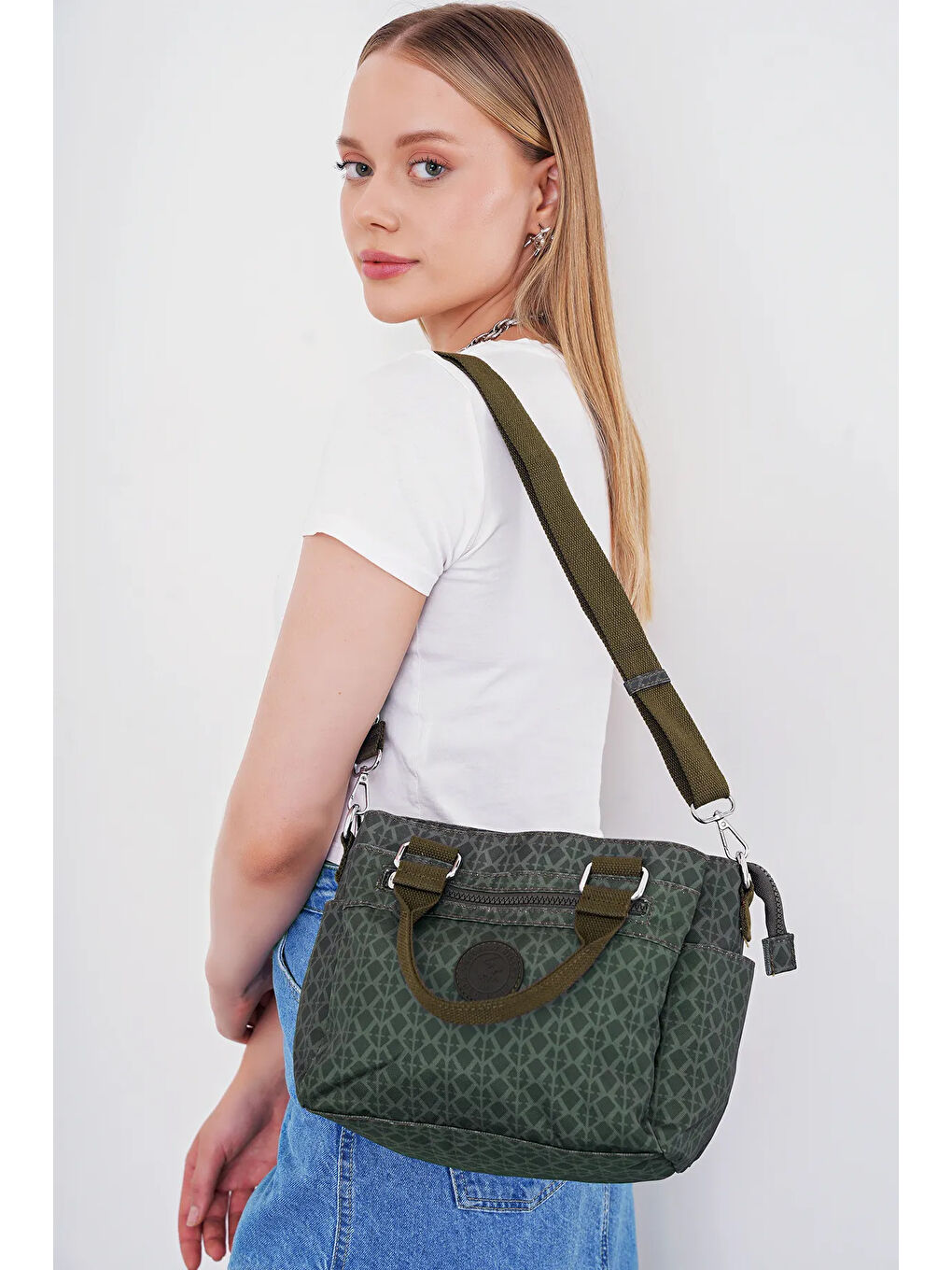 Yeşil Kadın Omuz Çantası BHPC6007-4