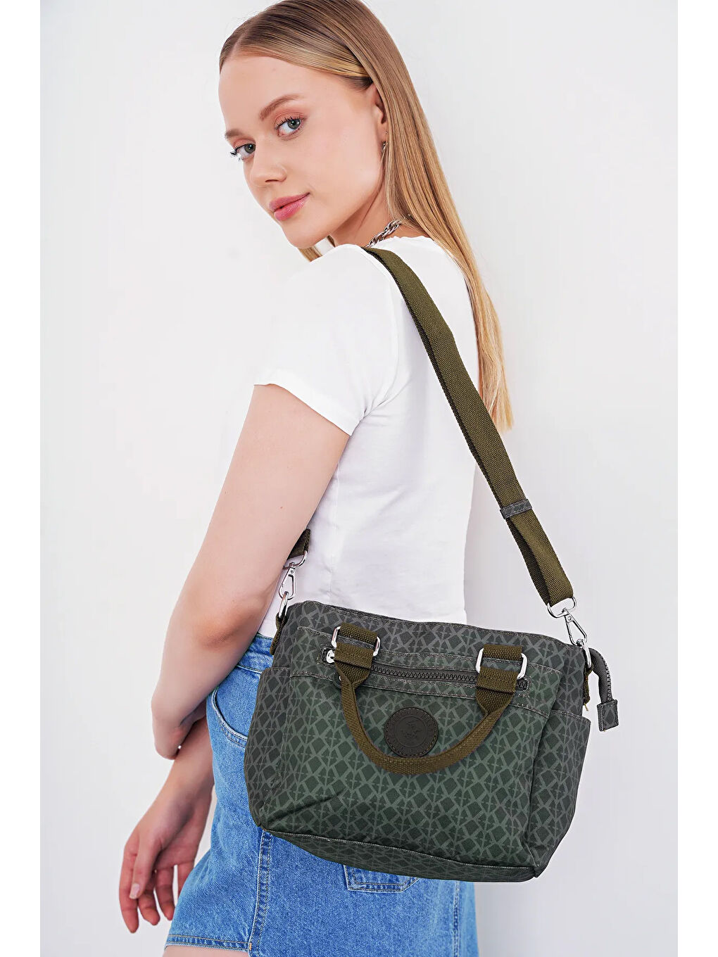 Yeşil Kadın Omuz Çantası BHPC6007-5