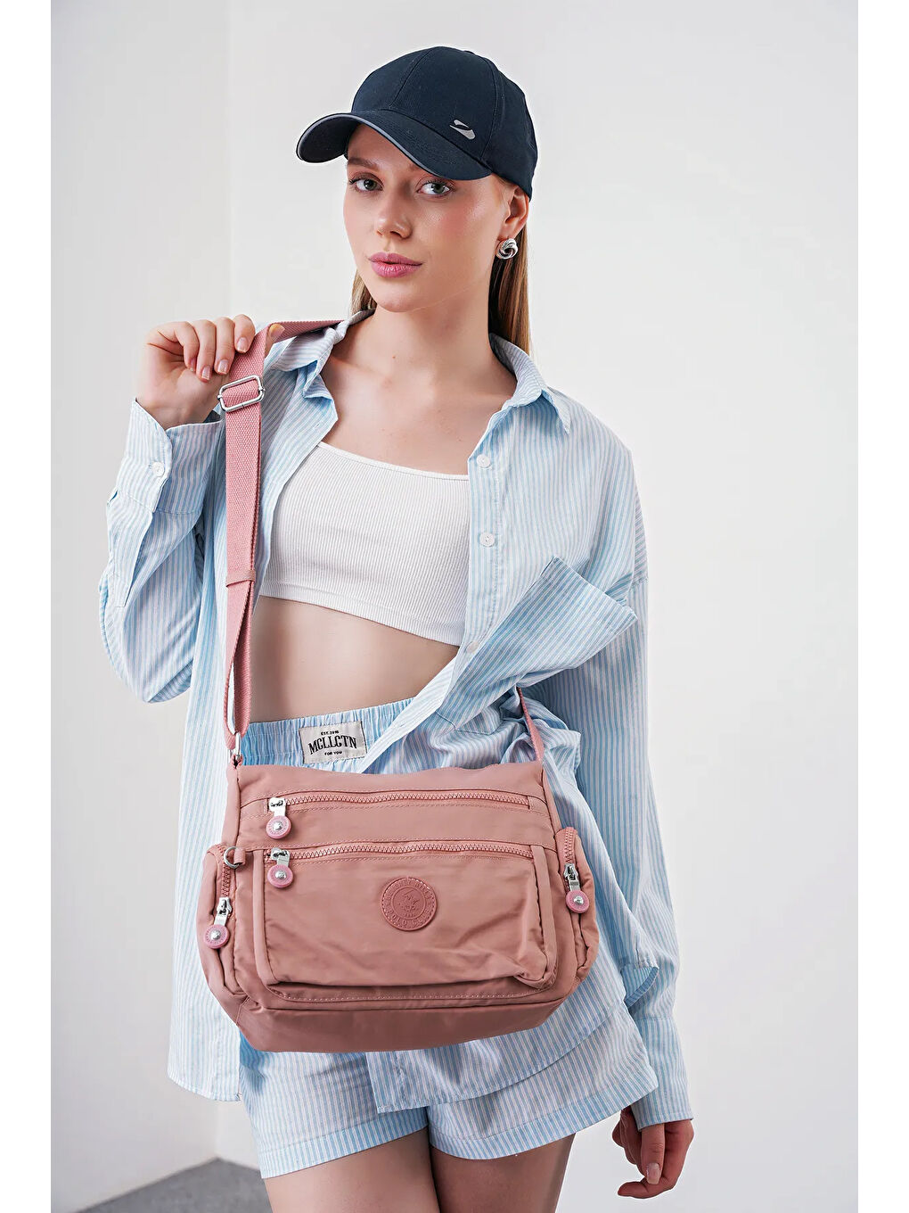 Pembe Çapraz Askılı Kadın Çanta BHPC6003-4