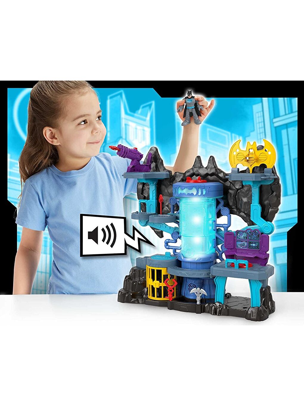 Imaginext DC Super Friends Bat-Tech Batcave Oyun Seti GYV24 - 3