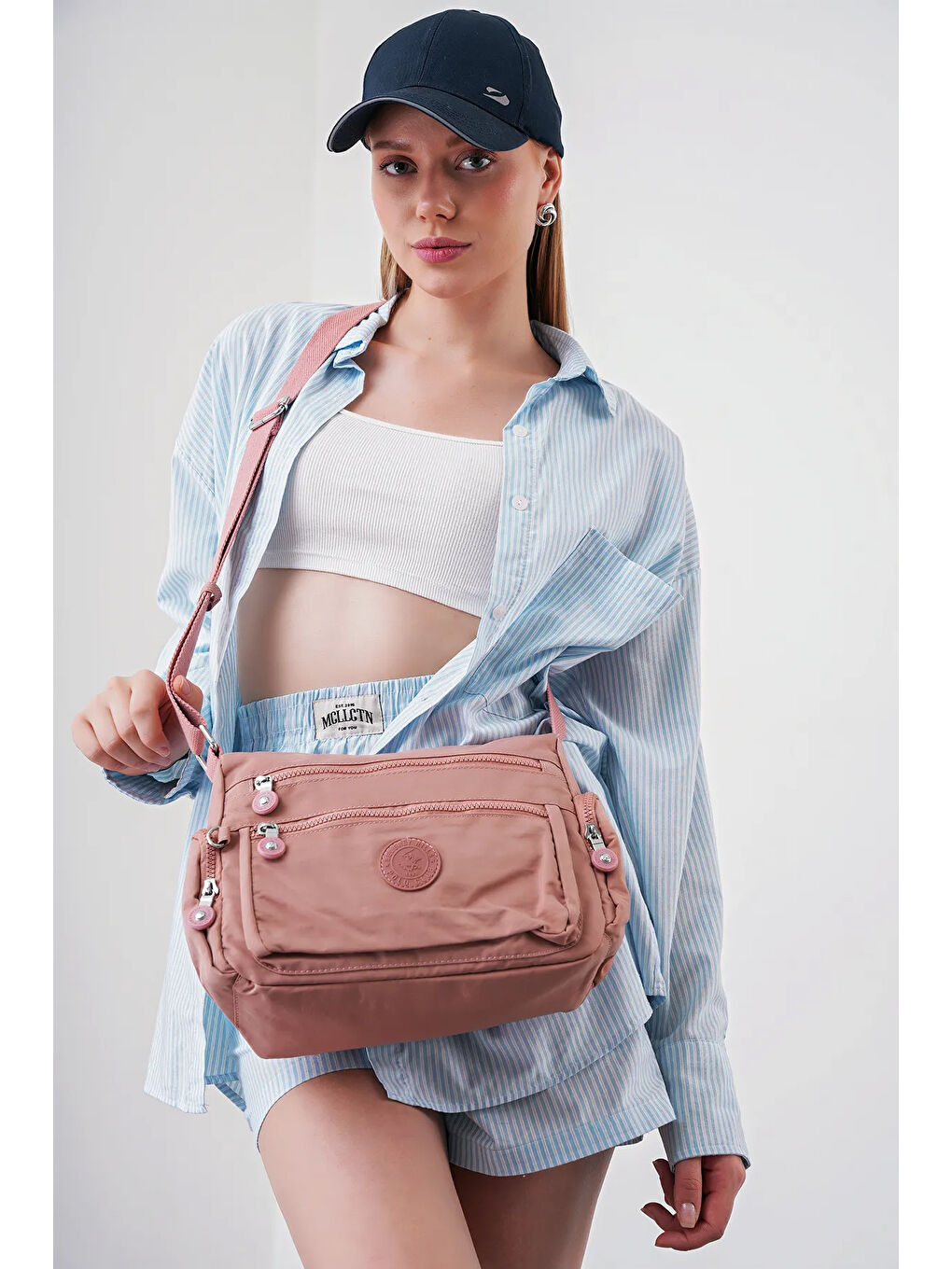 Pembe Çapraz Askılı Kadın Çanta BHPC6003-5