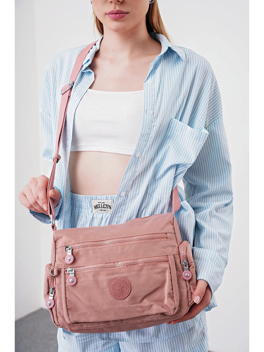 Pembe Çapraz Askılı Kadın Çanta BHPC6003-6