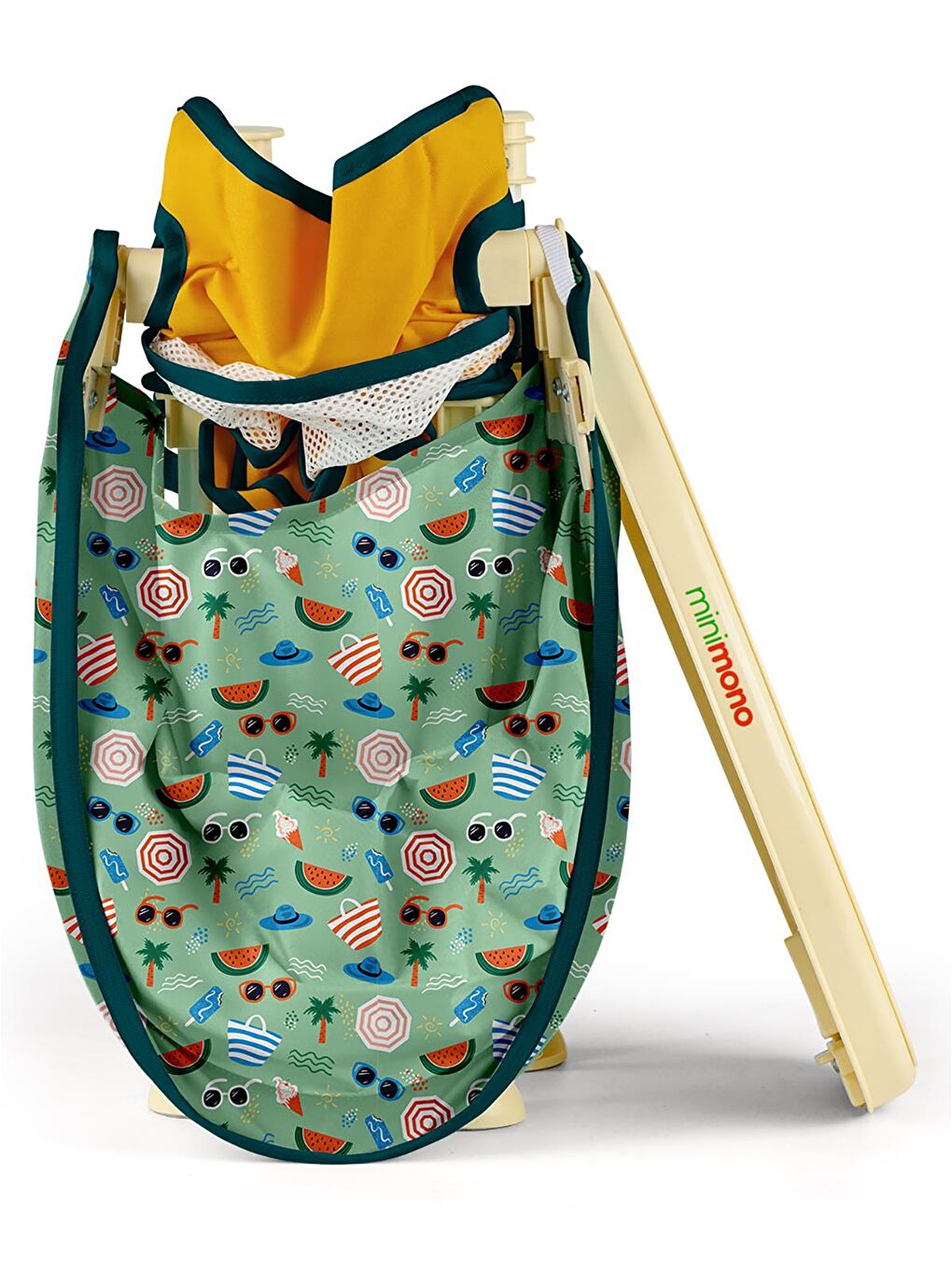 Tenteli Portatif Mama Sandalyesi - Sarı-6