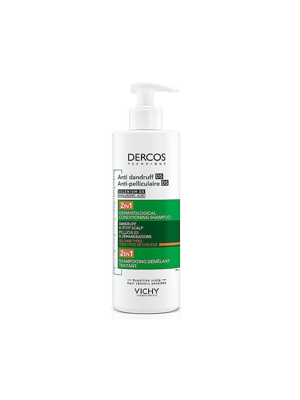 Vichy Dercos 2si 1 Arada Kepek Karşıtı ve Nemlendirici Şampuan 390 ml