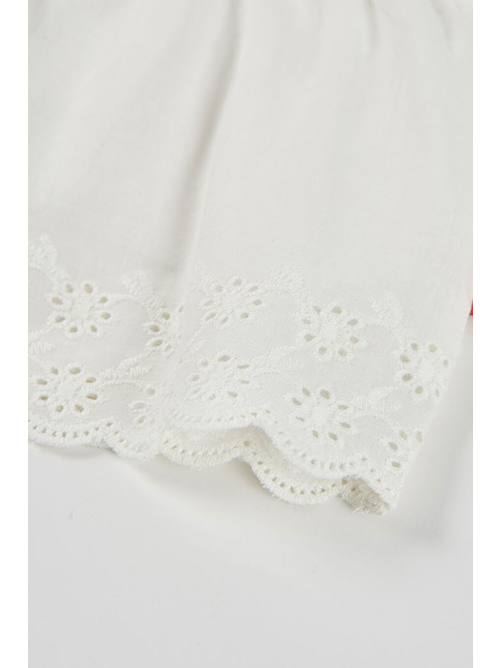 Kolları Fırfırlı 2'li Takım 6-24 Ay Beyaz-7