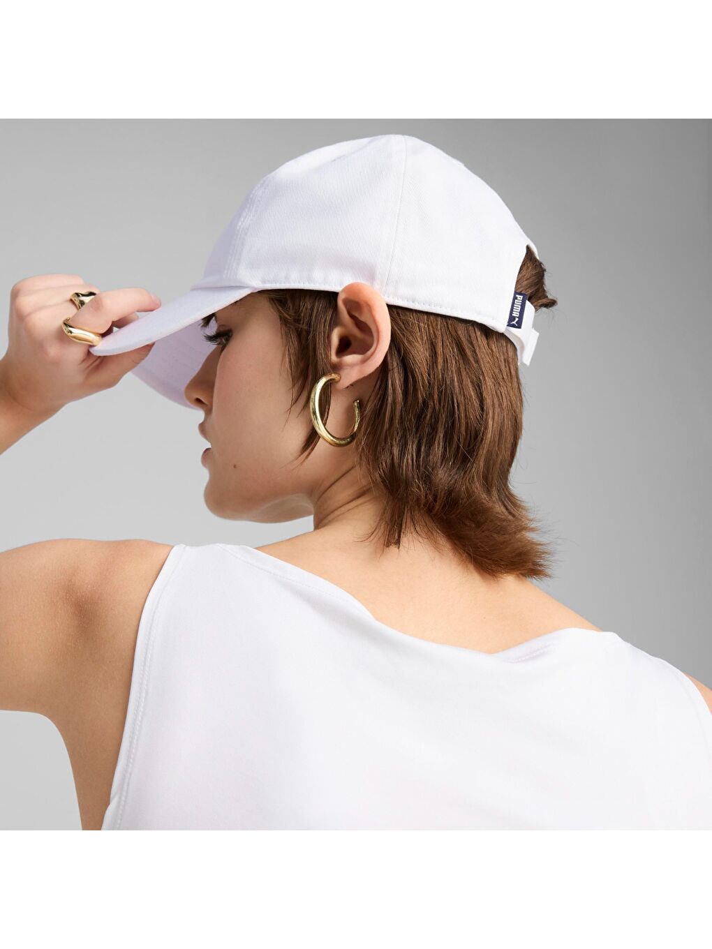 Essential No 1 Logo Patch Bb Beyaz Şapka-3