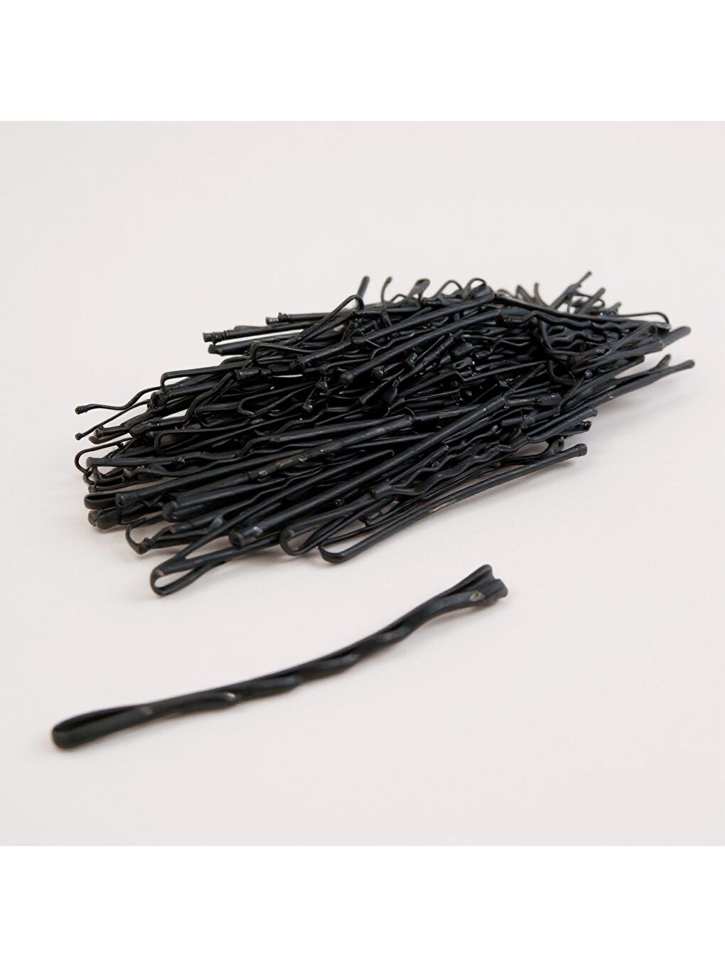 Siyah 100 Adet Tel Saç Tokası+100 Adet 0.90 Saç Firketesi Toplam 200 Adet-4