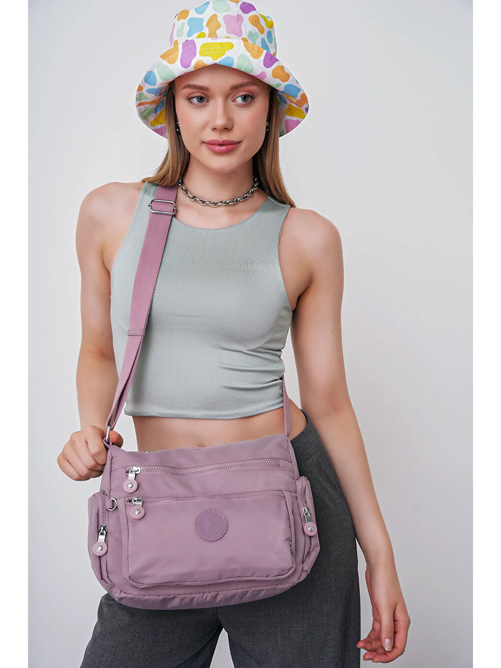 Lila Çapraz Askılı Kadın Çanta BHPC6003-3