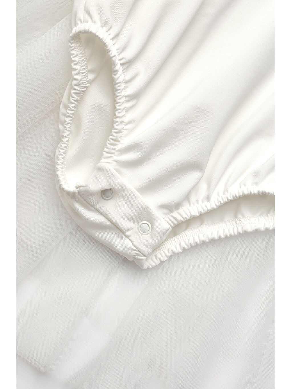 Beyaz Tül Etekli Kız Çocuk Balerin Elbise - Carmen-4