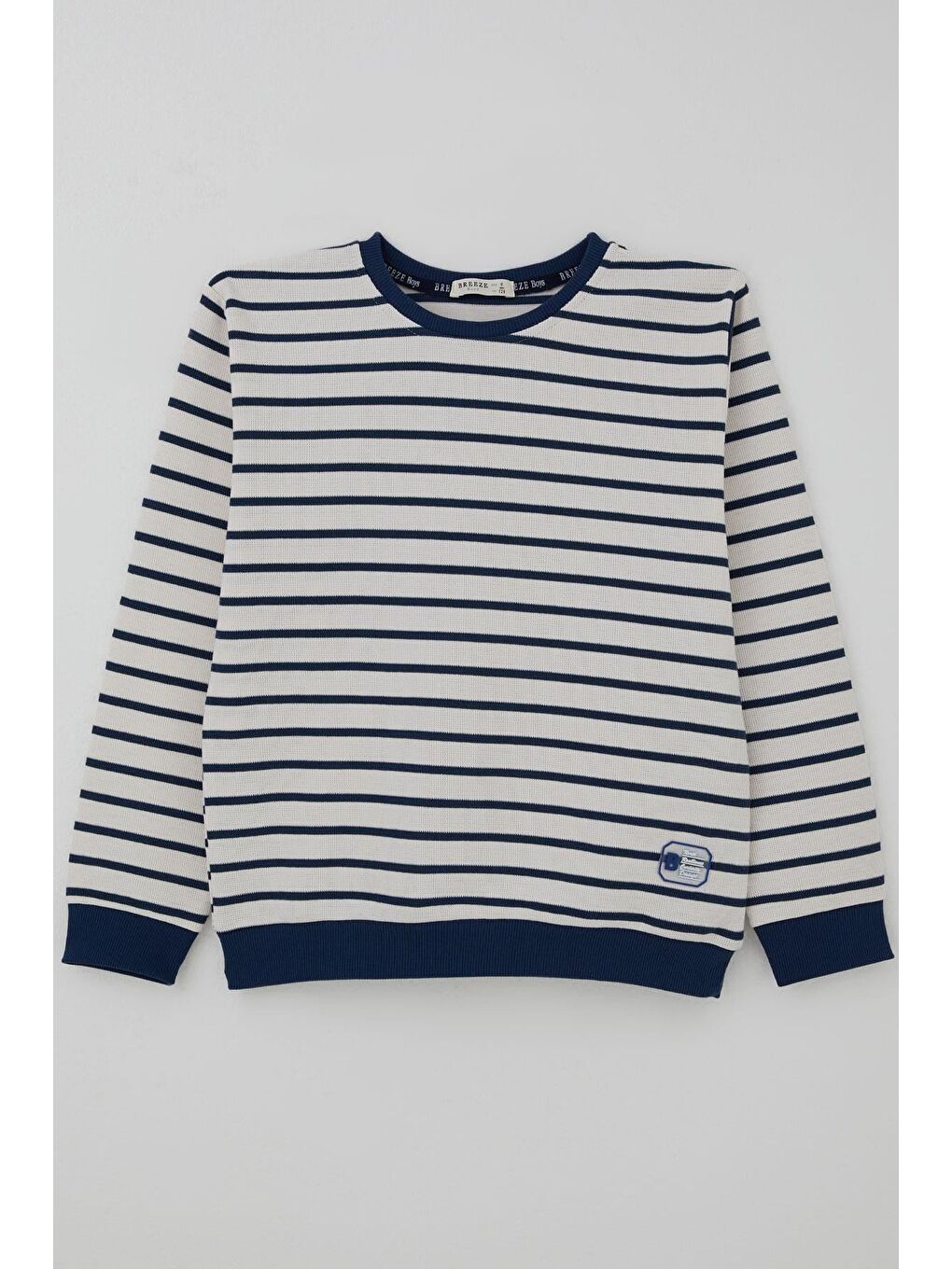 Erkek Çocuk Sweatshirt Arma Detaylı Beyaz (4-10 Yaş)-2