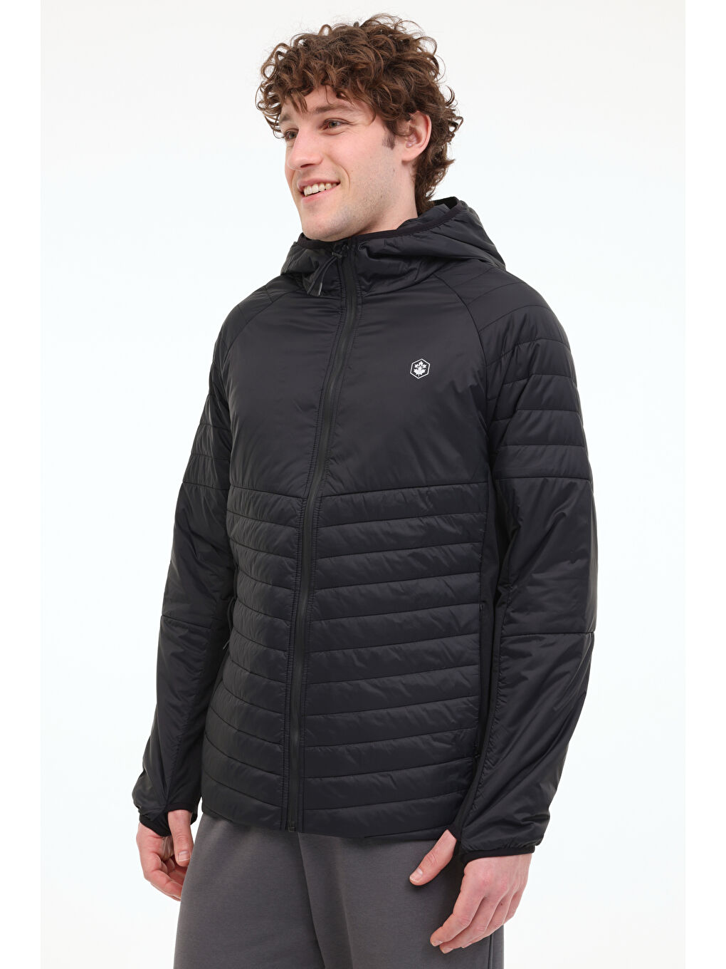 Siyah Erkek Şişme Mont