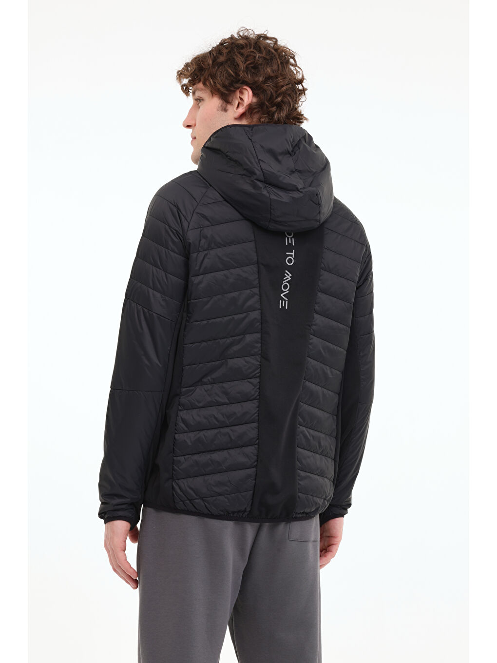 Siyah Erkek Şişme Mont-1