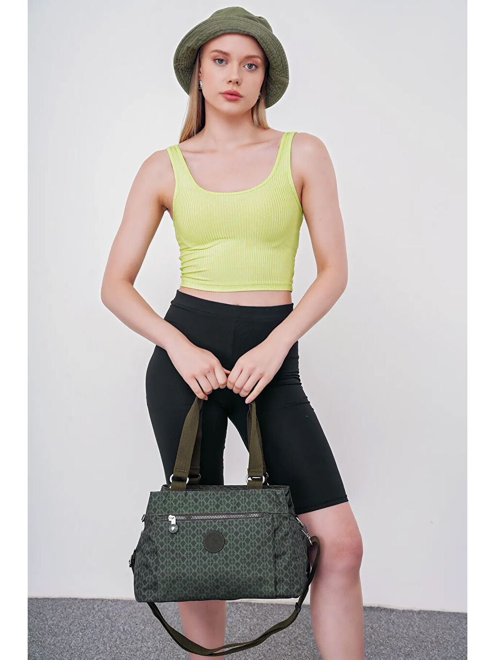 Yeşil Kadın Omuz Çantası BHPC6006-1