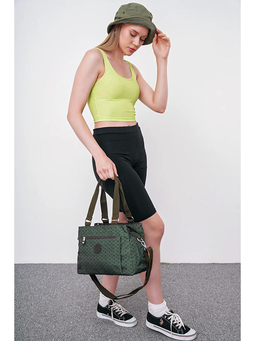 Yeşil Kadın Omuz Çantası BHPC6006-2