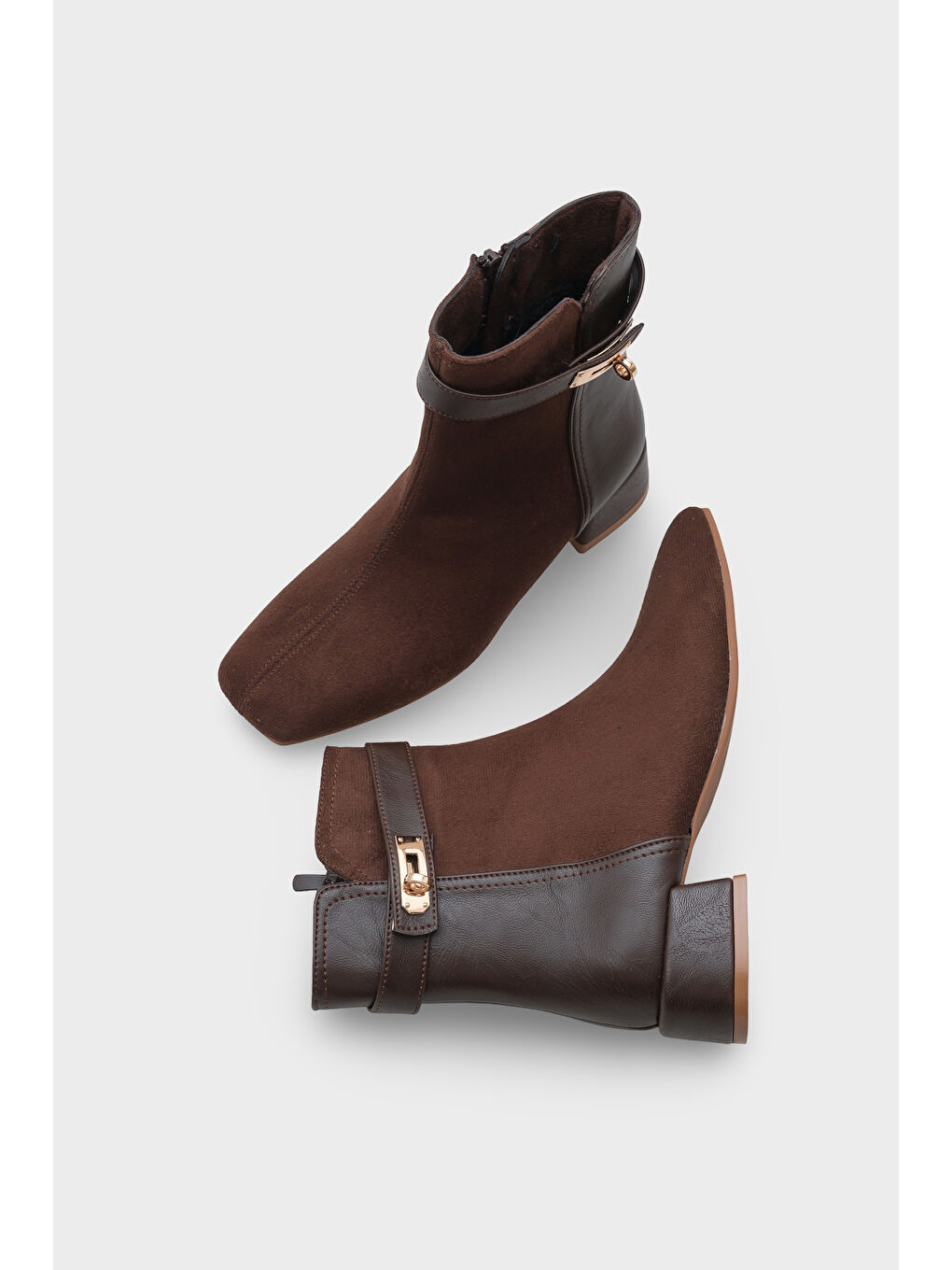 Dalenna Kadın Kahverengi Bot-4