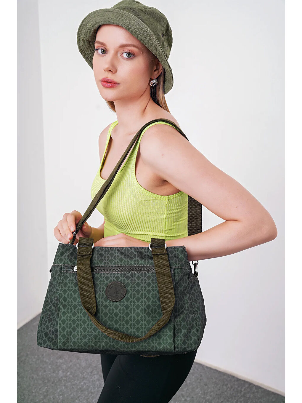 Yeşil Kadın Omuz Çantası BHPC6006-5