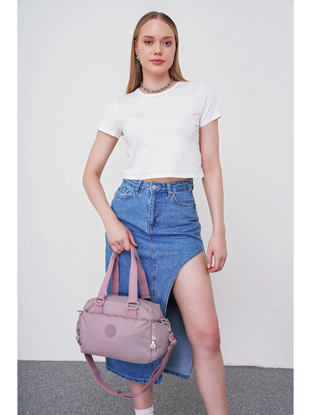 Lila Kadın Omuz Çantası BHPC6008-1