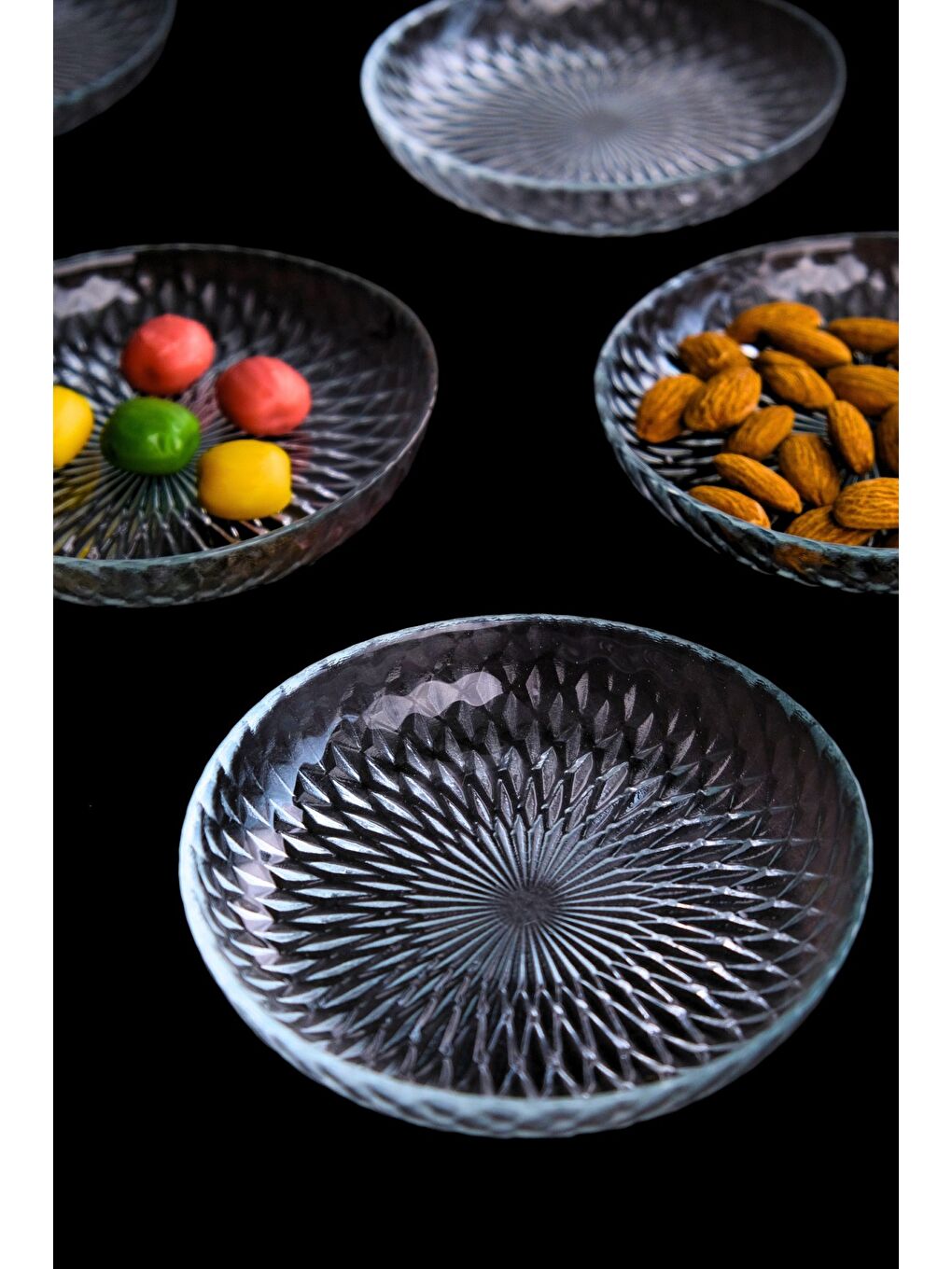 Renksiz Aden Kahvaltılık Eğimli Cam Kase 12cm 6 lı 2493-1