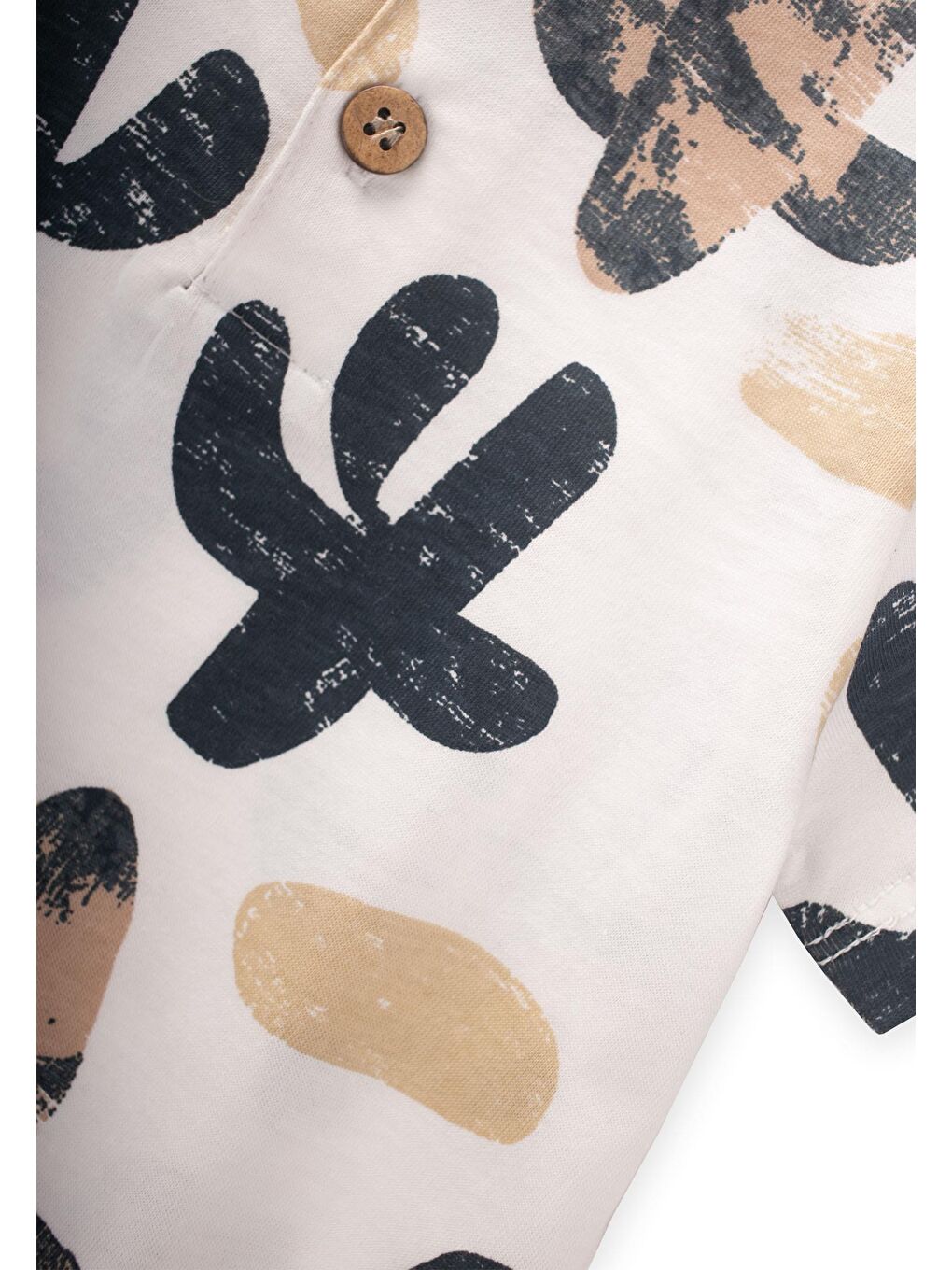 Desenli Tulum 0-4 Yaş Kırık Beyaz-2