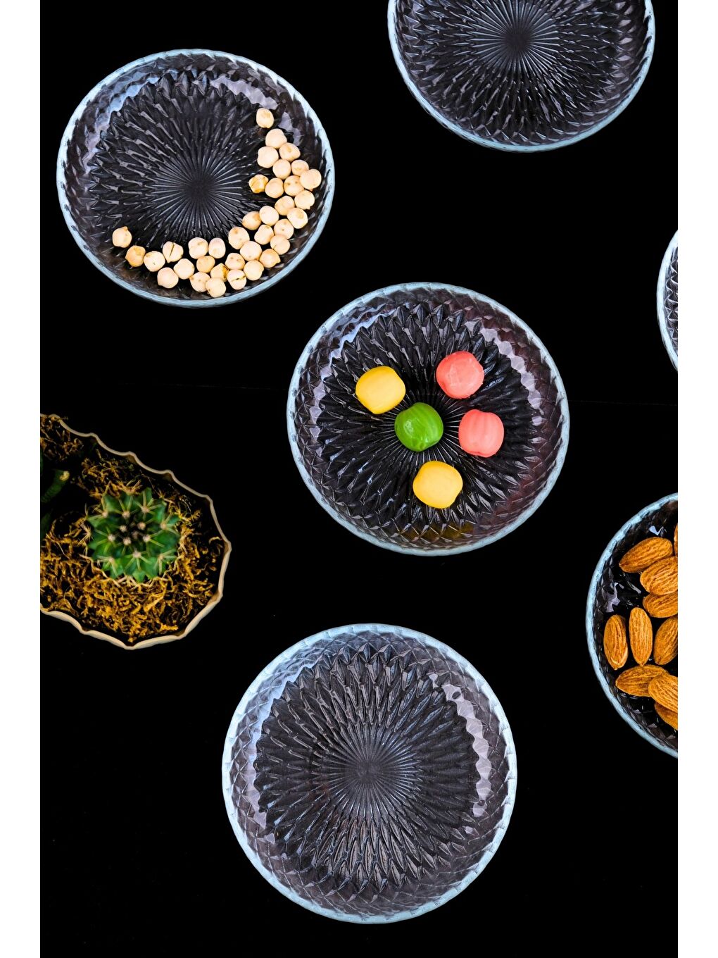 Renksiz Aden Kahvaltılık Eğimli Cam Kase 12cm 6 lı 2493-6